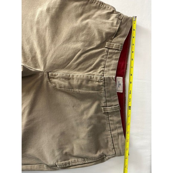 Docker D3 Mens Brown Flat Front Relaxed Fit Casual Pants Size W38 x L29 - Picture 9 of 12